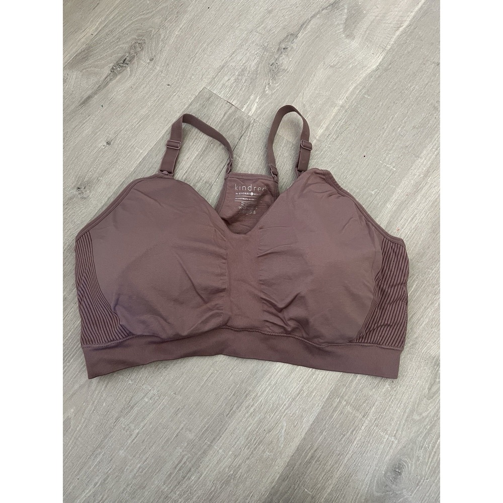 Kindred Bravely Women's Sublime Nursing Sports Bra Size XXL Busty Mauve